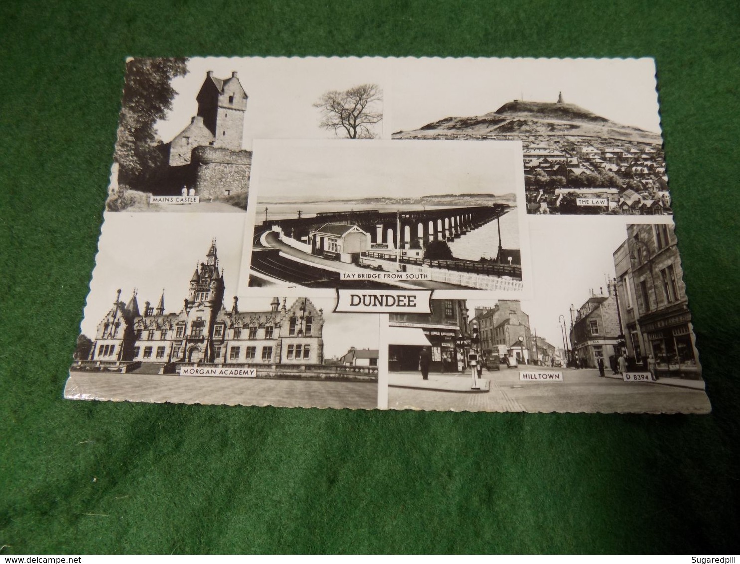 VINTAGE UK SCOTLAND: DUNDEE Multiview B&w 1969? Valentines - Angus