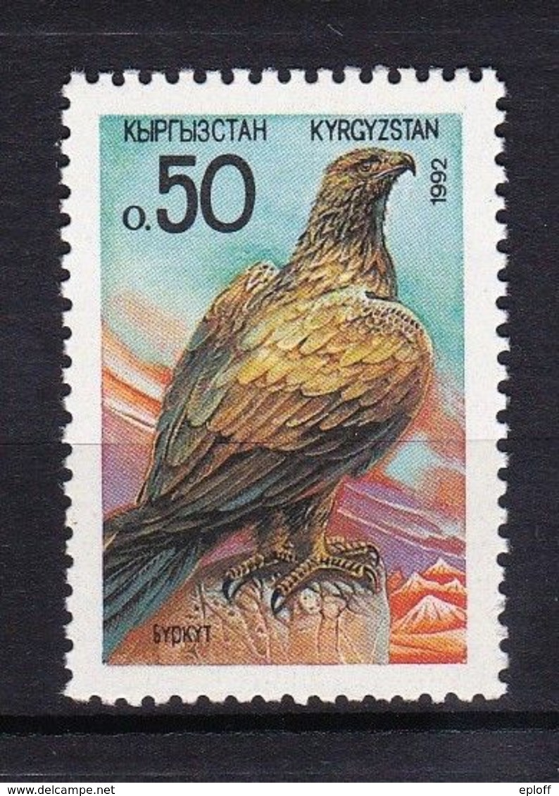 KIRGHIZISTAN 1992       Oiseaux   Aigle   (1-1) MNH - Kirgisistan