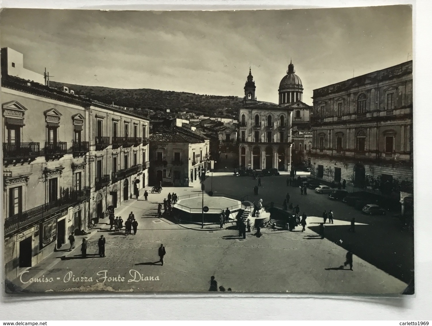 COMISO- PIAZZA FONTE DIANA  - VIAGGIATA FG - Ragusa