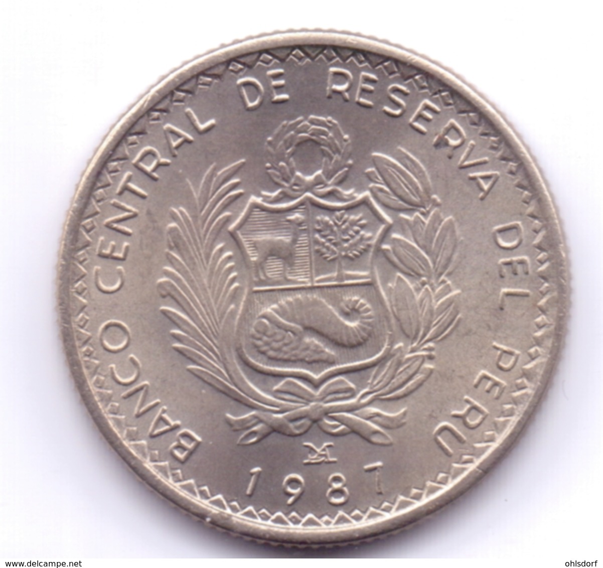 PERU 1987: 5 Intis, KM 300 - Pérou