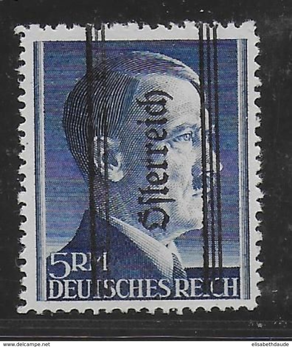 AUTRICHE - 1945 - EMISSION LOCALE HITLER SURCHARGE De GRAZ - YVERT N° 575 ** MNH - COTE YVERT= 600 EUR - Nuovi