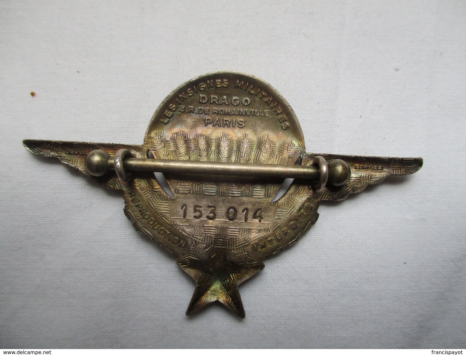 Insigne Brevet Parachutiste - Insignes Militaires Drago (esercito Italiano?) - Armée De L'air