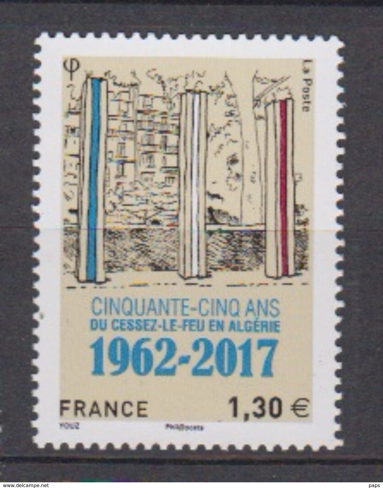 2017-N°5133**CESSEZ LE FEU EN ALGERIE - Neufs