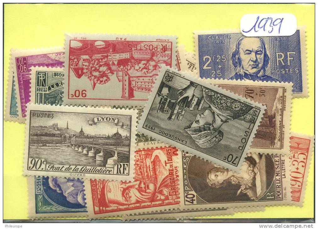 France  Années Completes Neuves ** Luxe 1939 (32 Timbres) - ....-1939