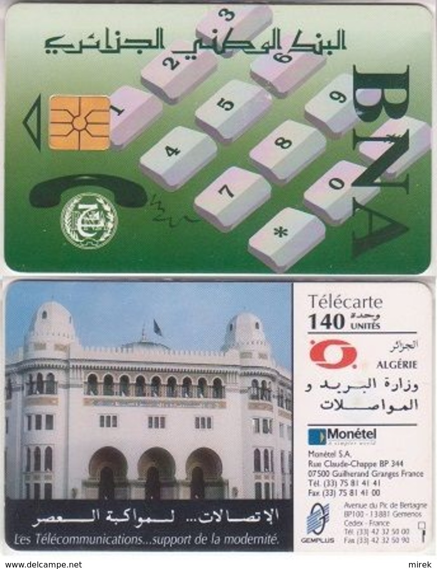 3/ Algeria; Privat Card PR2. BNA, Issue Ca. 10.000 Ex. - Algerije