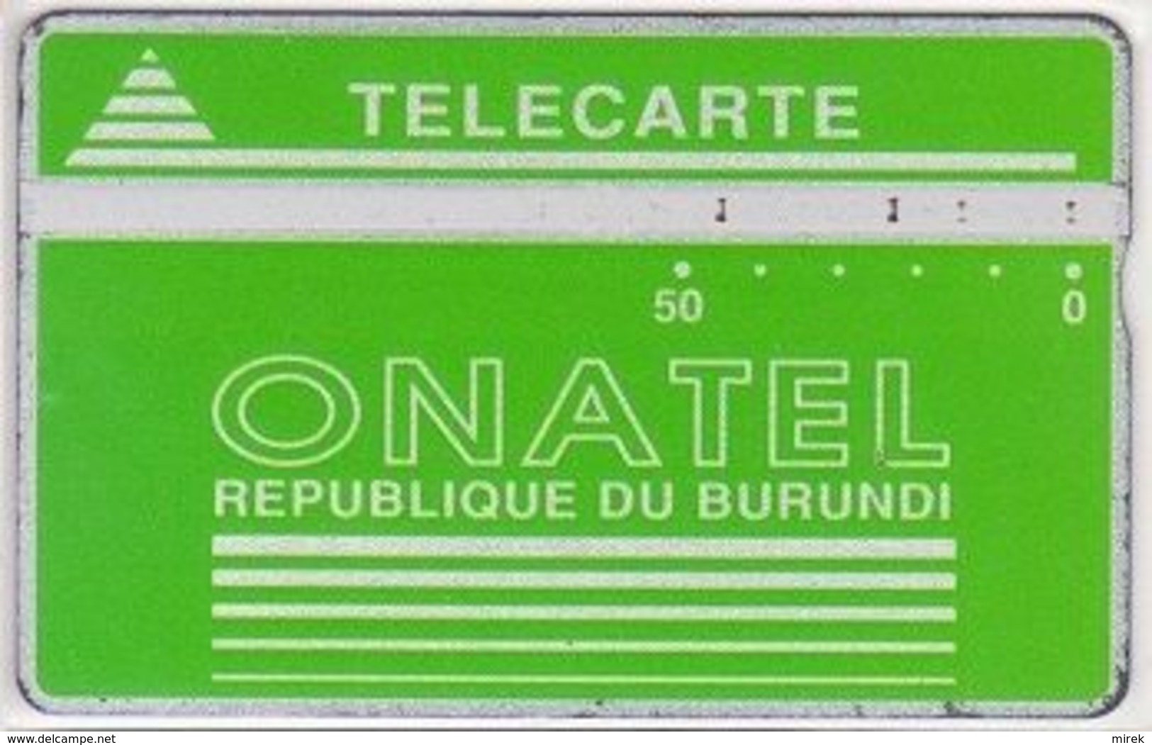 19/ Burundi; P2. Green Logo; CP 808L - Burundi