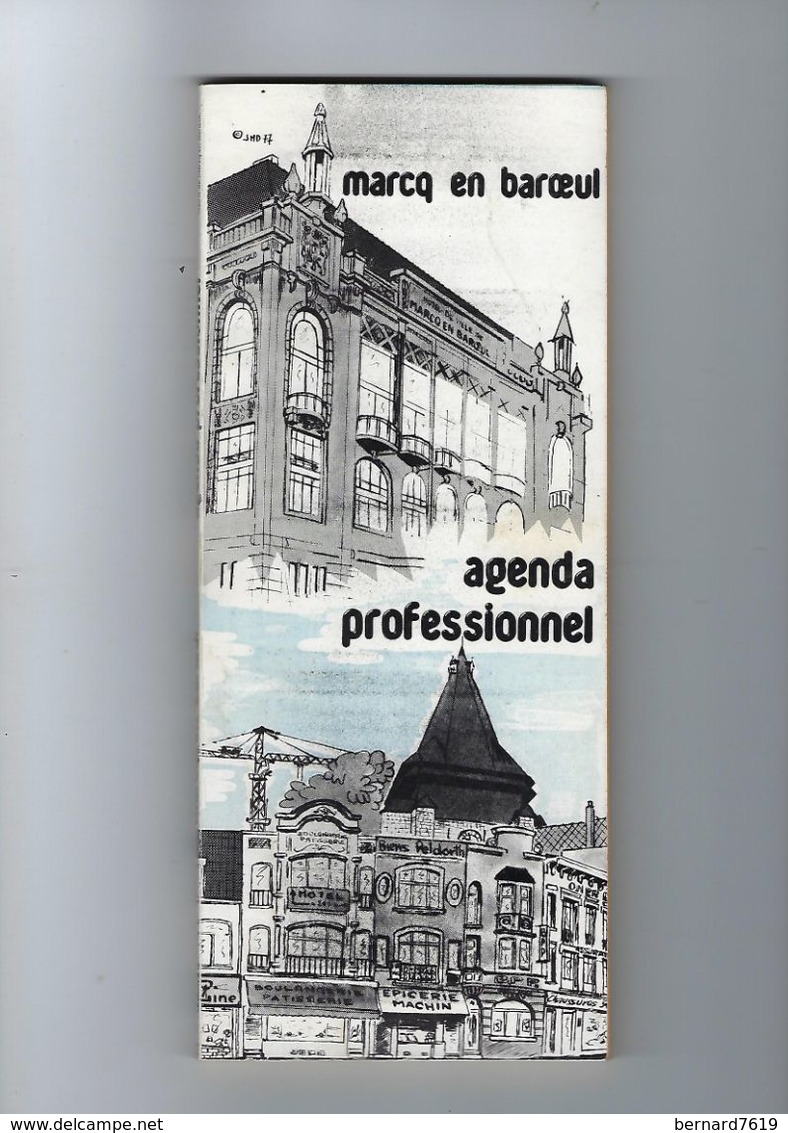 Livre  59 Marcq En Baroeuil Agenda Professionnel - Annuaires Téléphoniques