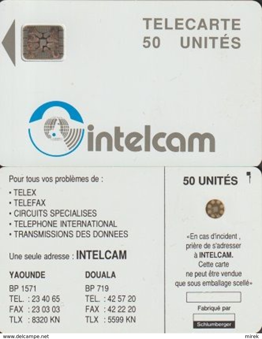 25/ Cameroon; P8. White - Logo, 50 Ut., SC4 Afnor, CN 43317 - Cameroon