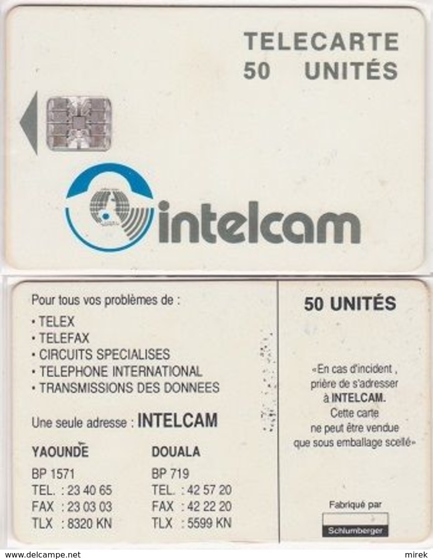 27/ Cameroon; P15. White - Logo, 50 Ut., SC7, No CN - Cameroon