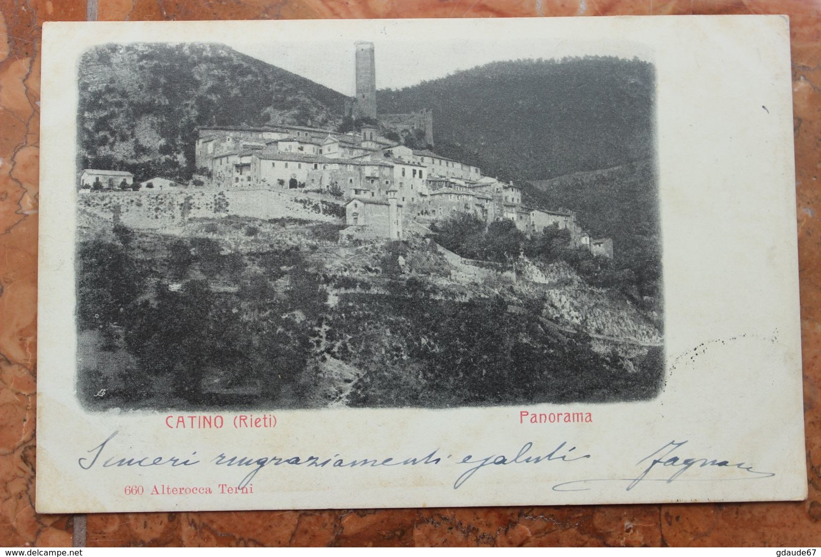 RIETI (ITALIE) - CATINO - PANORAMA - Rieti