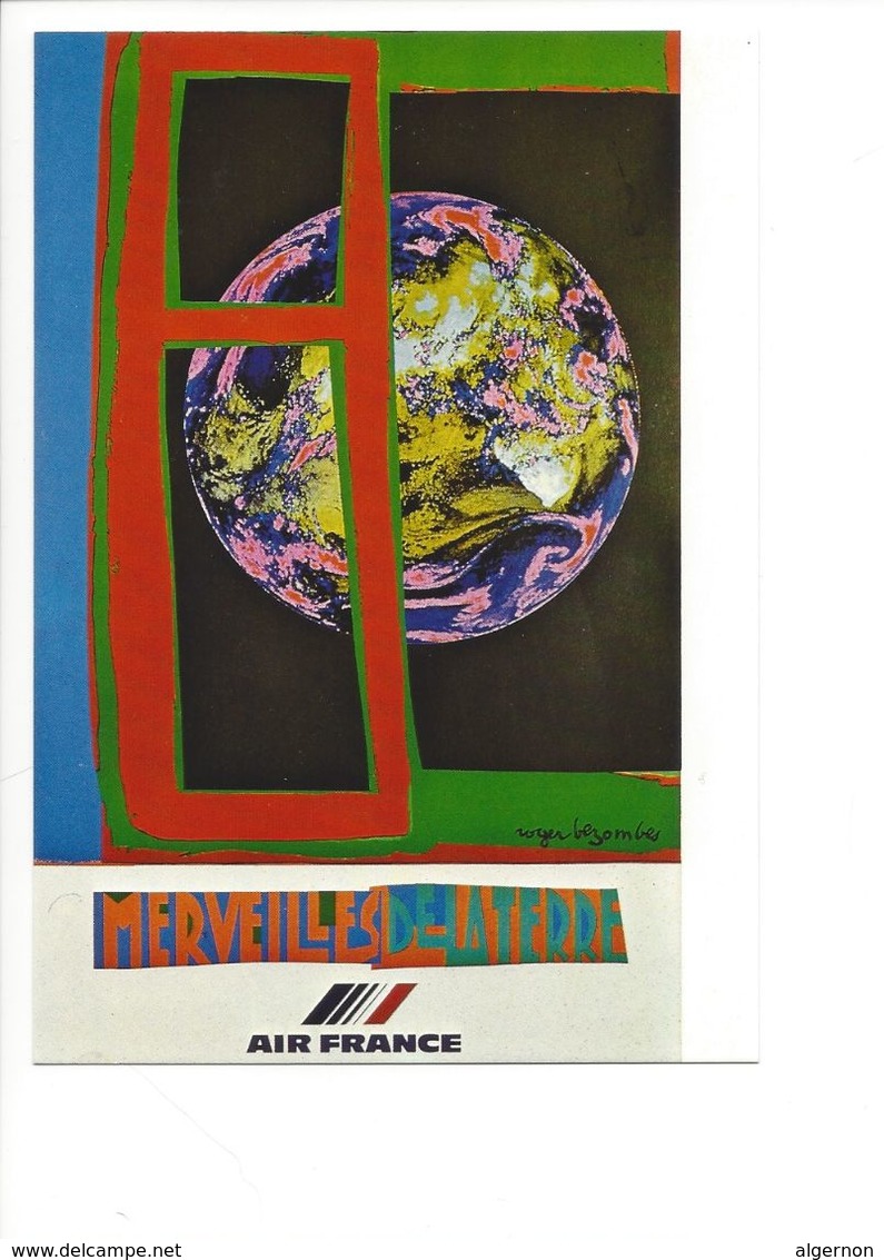 26113 - Roger Bezombes Vie Du Monde Merveilles De La Terre Edition Air France (format 10X15) - Altri & Non Classificati