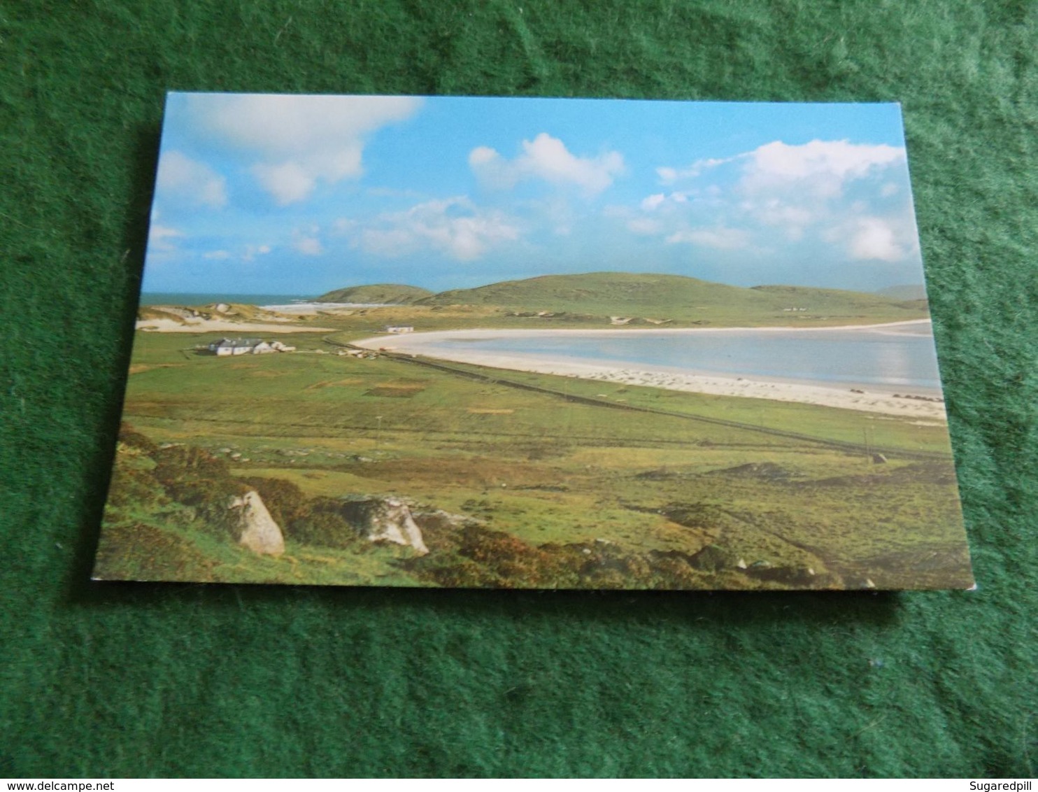 VINTAGE UK SCOTLAND: ISLE OF BARRA Cockle Strand Airstrip Colour Jarrold - Orkney