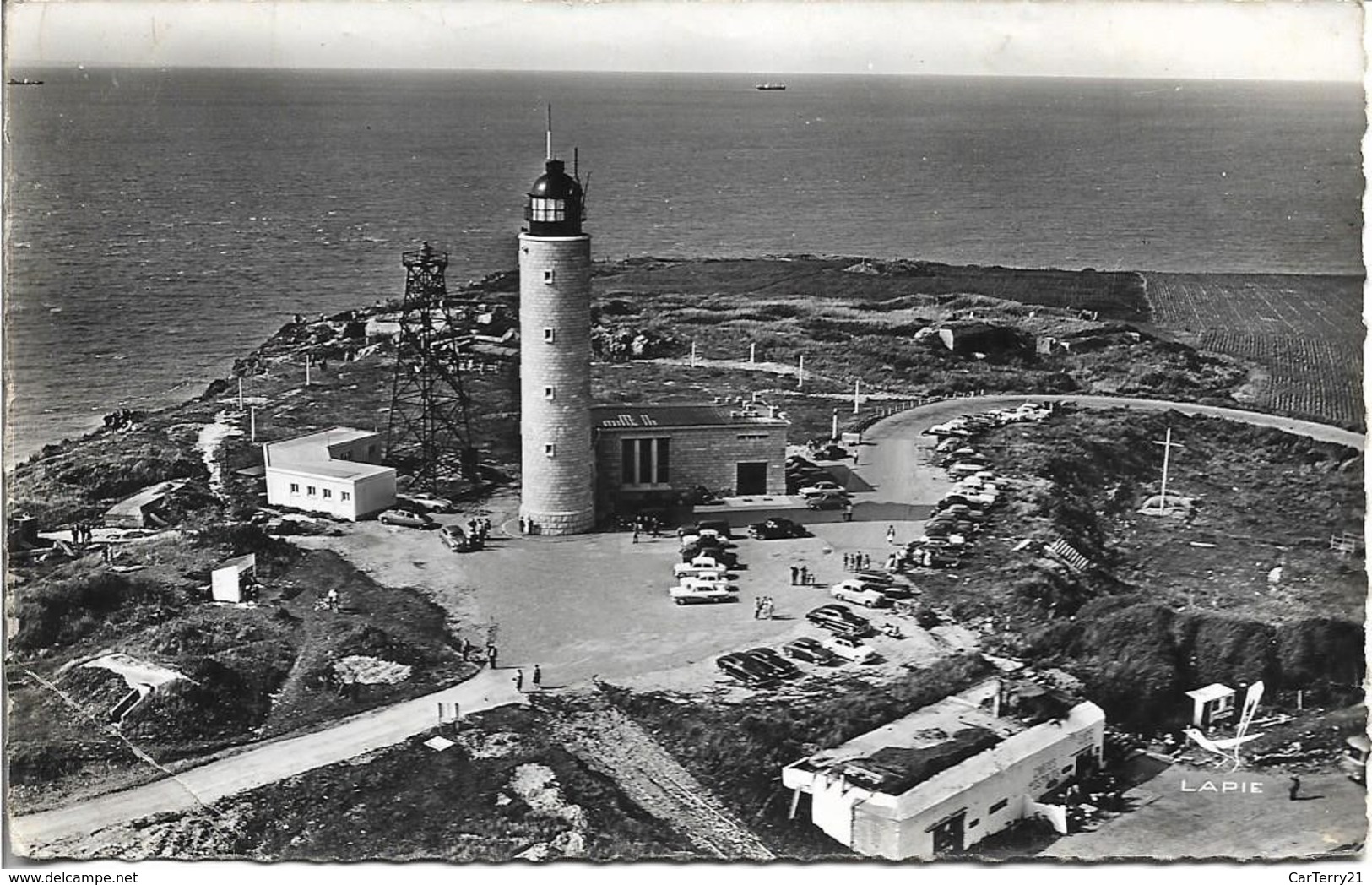 62. CAP GRIS NEZ. VUE AERIENNE. LE PHARE. 1964. - Sonstige & Ohne Zuordnung