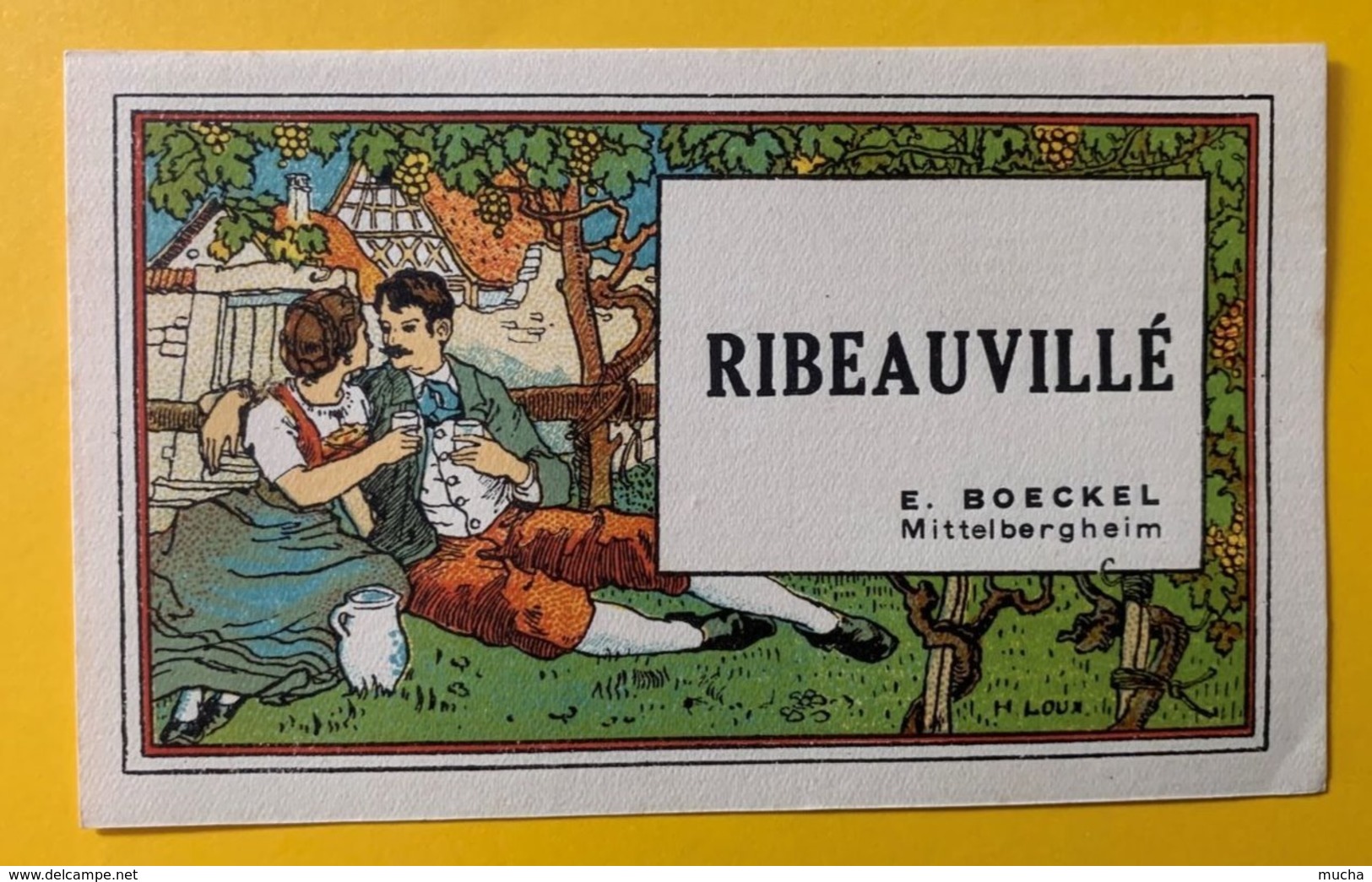 15083  -  Alsace  Ribeauvillé E.Boeckel - Otros & Sin Clasificación