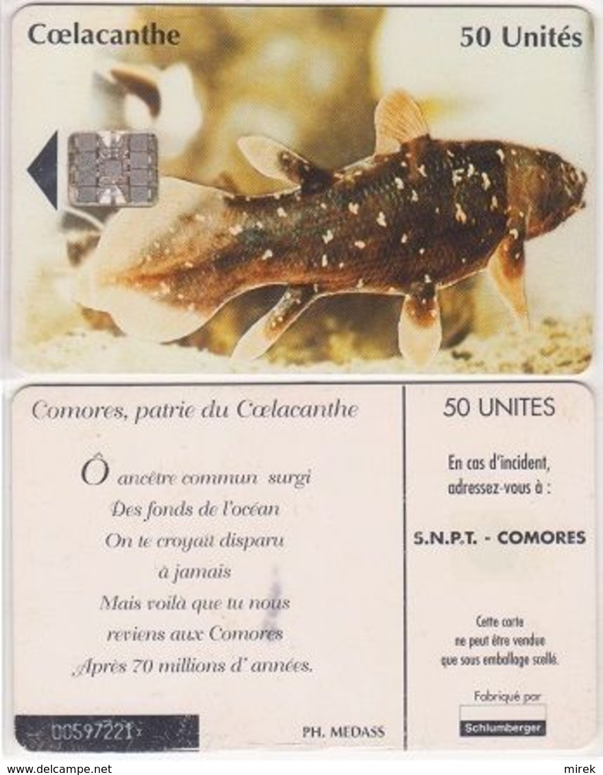 46/ Comoros; P16. Coelacanthe, CN Yellow - Comore