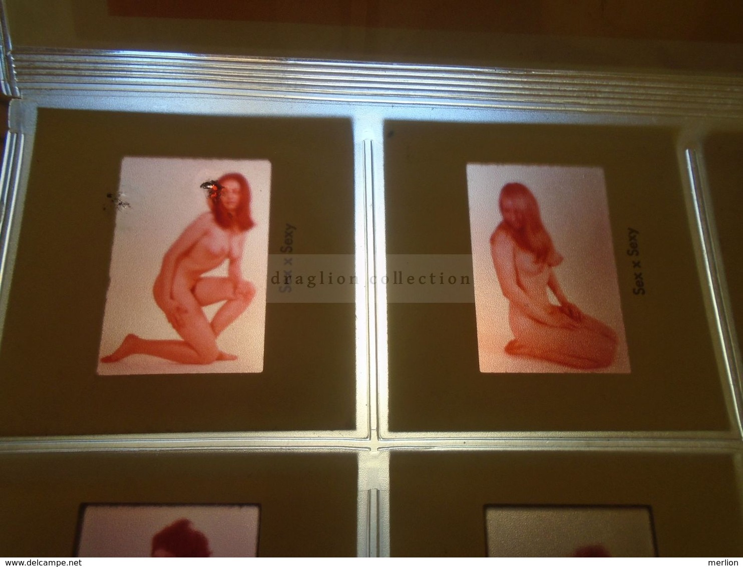 ZA283.2 Nude Girls  6  Diapositives Eros Center  München  1970-80 - Diapositives (slides)