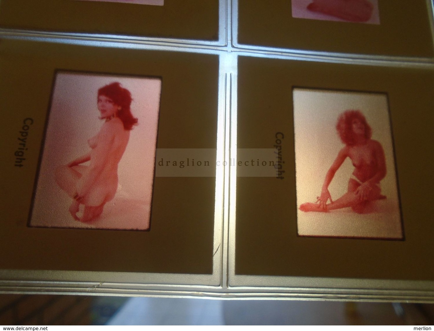 ZA283.2 Nude Girls  6  Diapositives Eros Center  München  1970-80