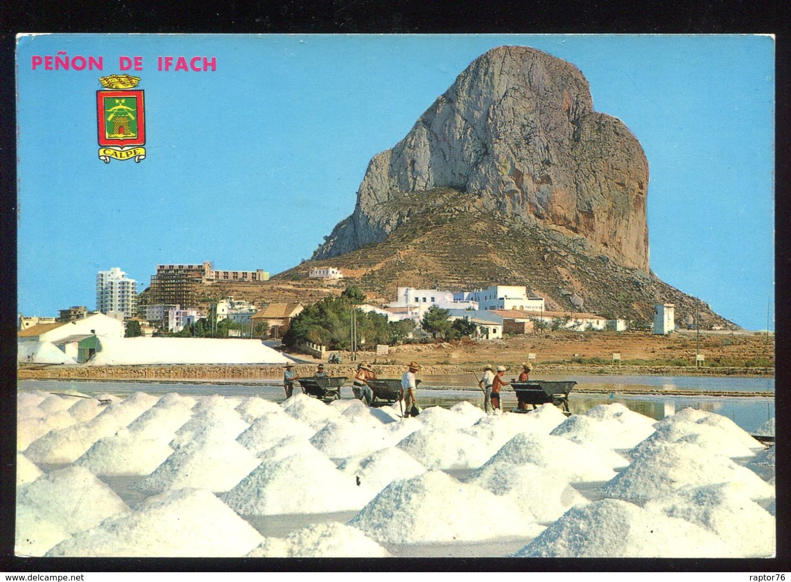 CPM Espagne CALPE El Penon De Ifach Desde Las Salinas - Alicante