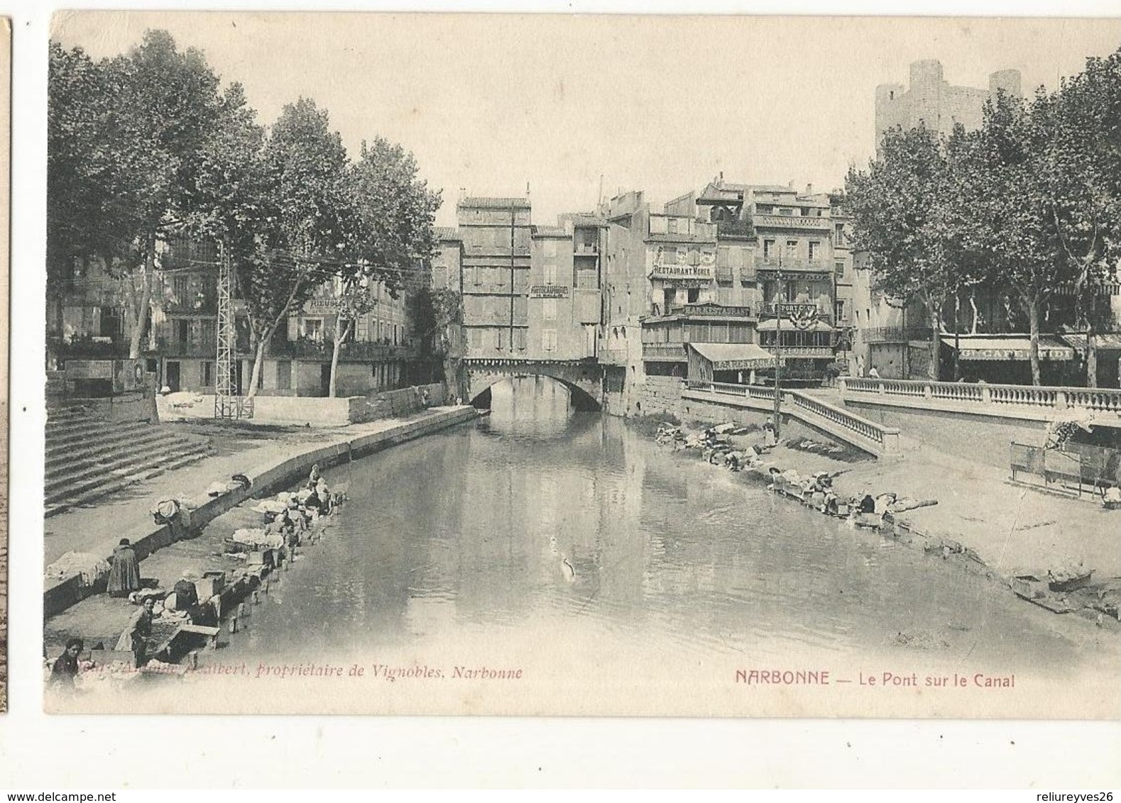 CPA ,D.11 , Narbonne , Le Pont Sur Le Canal Ed. D. - Narbonne