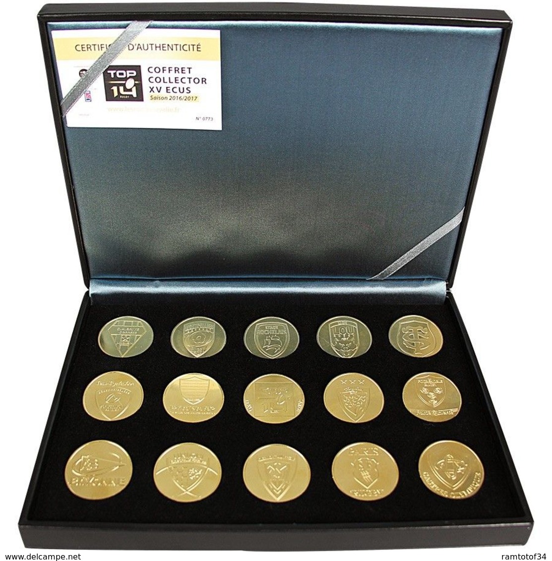 2016 MDP408 - SOLLIES PONT - Coffret Du Top 14 / MONNAIE DE PARIS 2016 - 2016