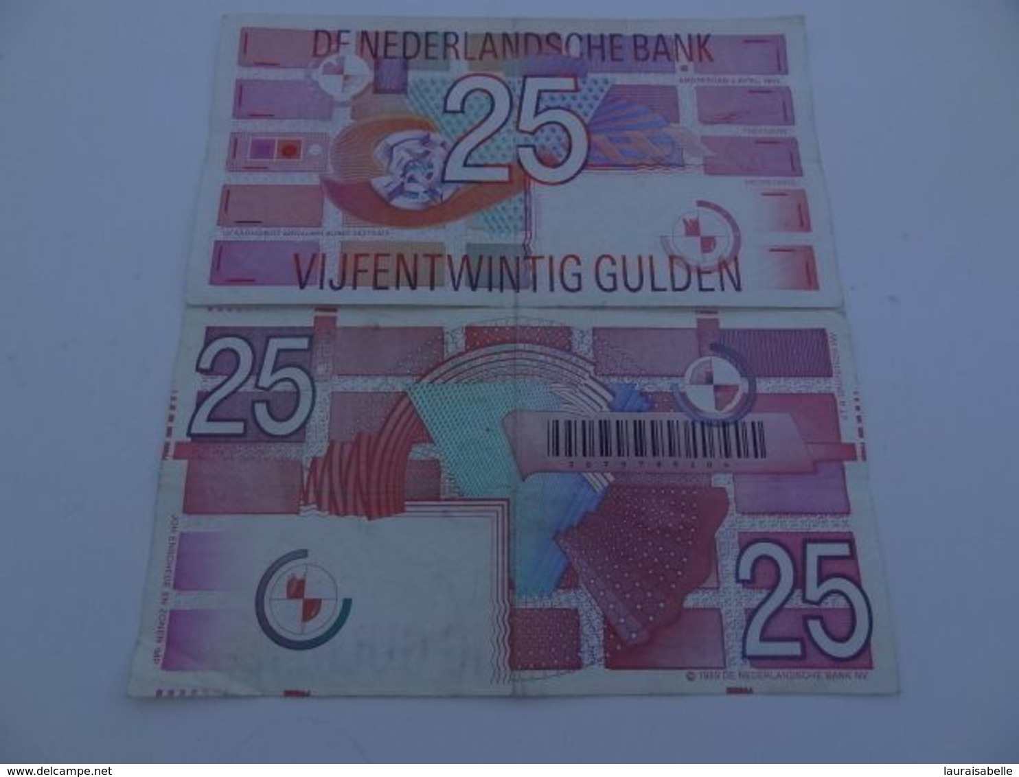 Billet De 25 Gulden 1989 X 2 - 25 Gulden