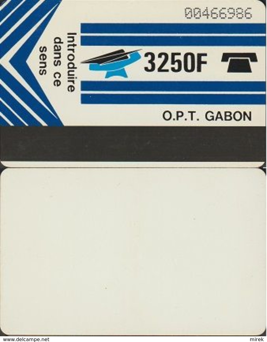 84/ Gabon; Autelca, P10. Logo - Blue / White, Closed Arrow - Gabun