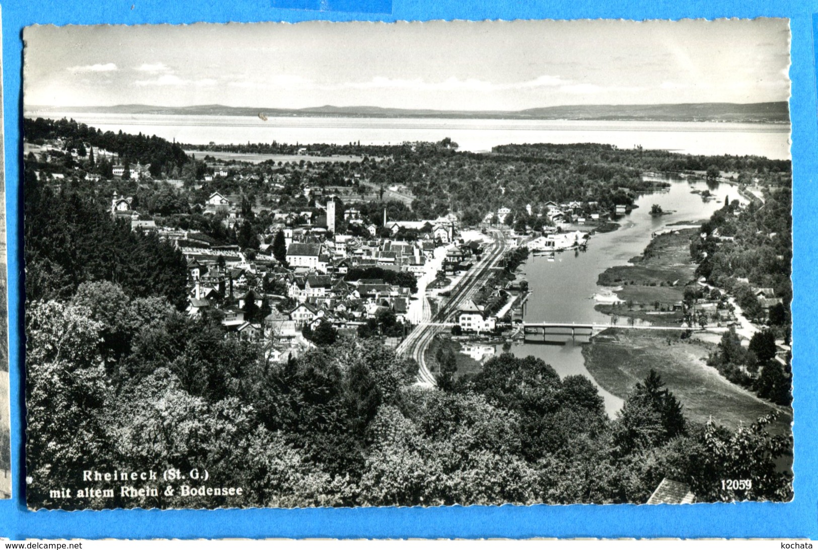 COV1271, Rheineck Mit Alten Rhein & Bodensee, 12059, Circulée 1947 - Rheineck