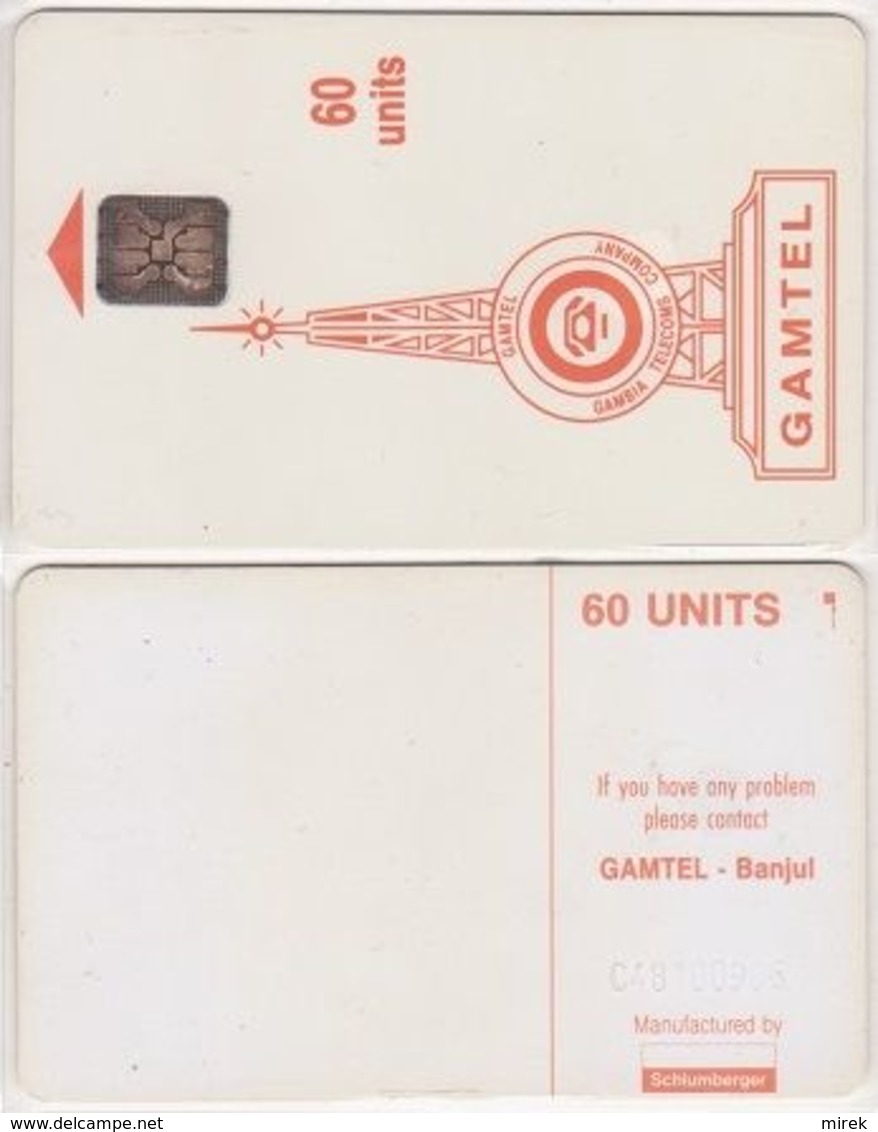 92/ Gambia; P8. Orange Logo, SC5, CN C48100906 - Gambia
