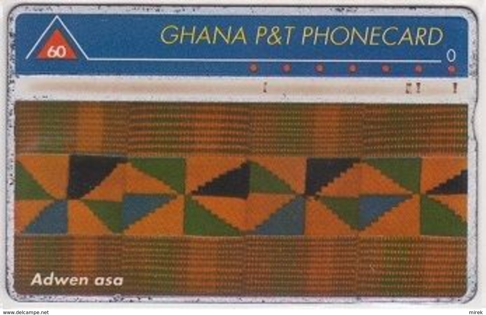 102/ Ghana; Landis,  P5. Adven Asa, CP 210A - Ghana