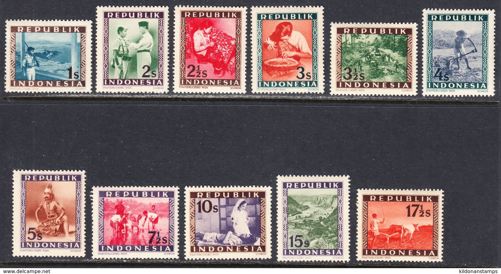 Indonesia 1949 Mint No Hinge, Sc# SG - Indonésie
