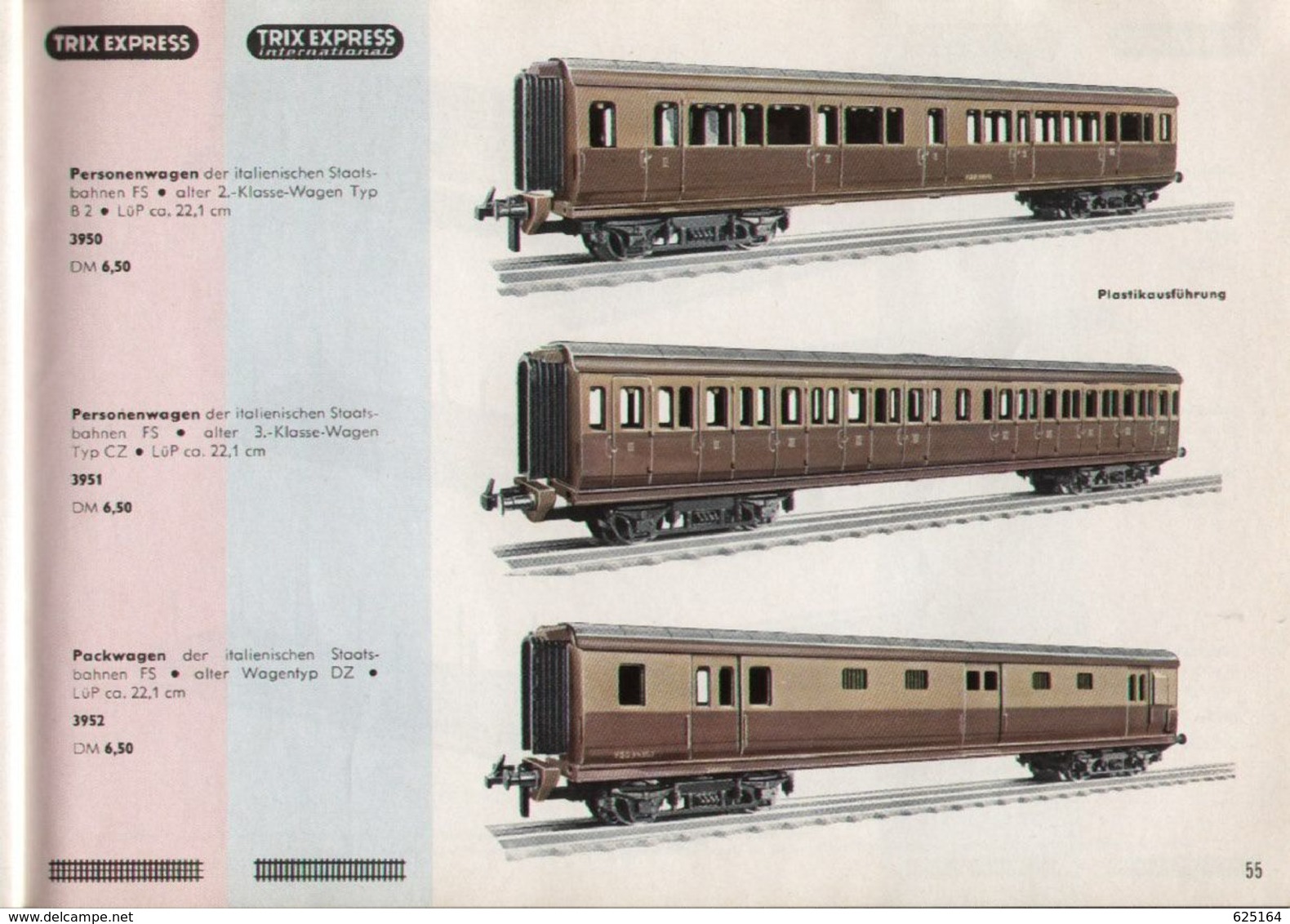 Catalogue TRIX EXPRESS 1964 Minitrix Tram Rivarossi Metallbaukasten - Unclassified