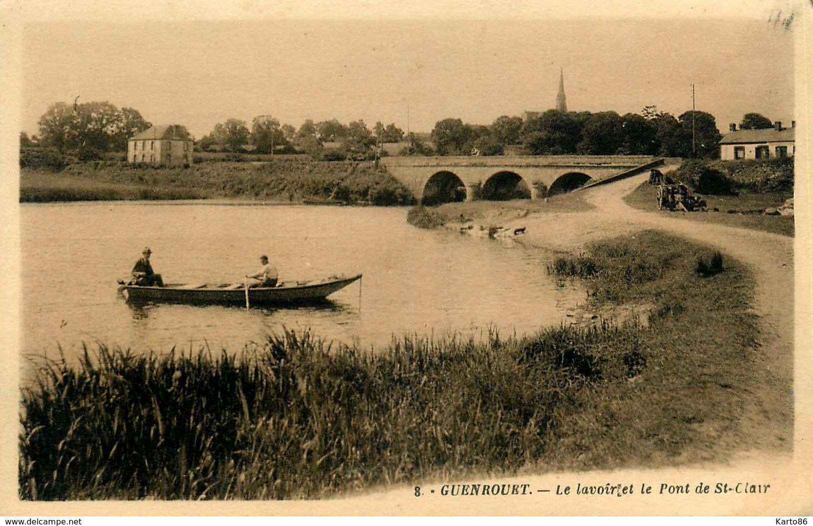 Guenrouet * Le Lavoir Et Le Pont St Clair - Guenrouet