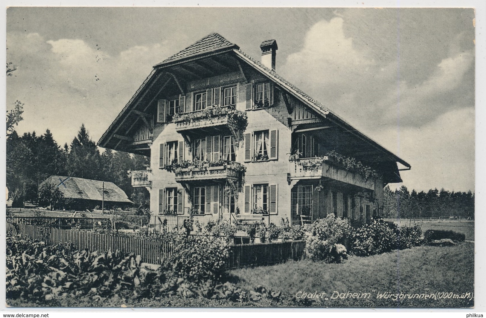 Chalet "Daheim" Würzbrunnen - Besitzer A. Moser - Teleph. 31 - Röthenbach I. E. - Röthenbach Im Emmental