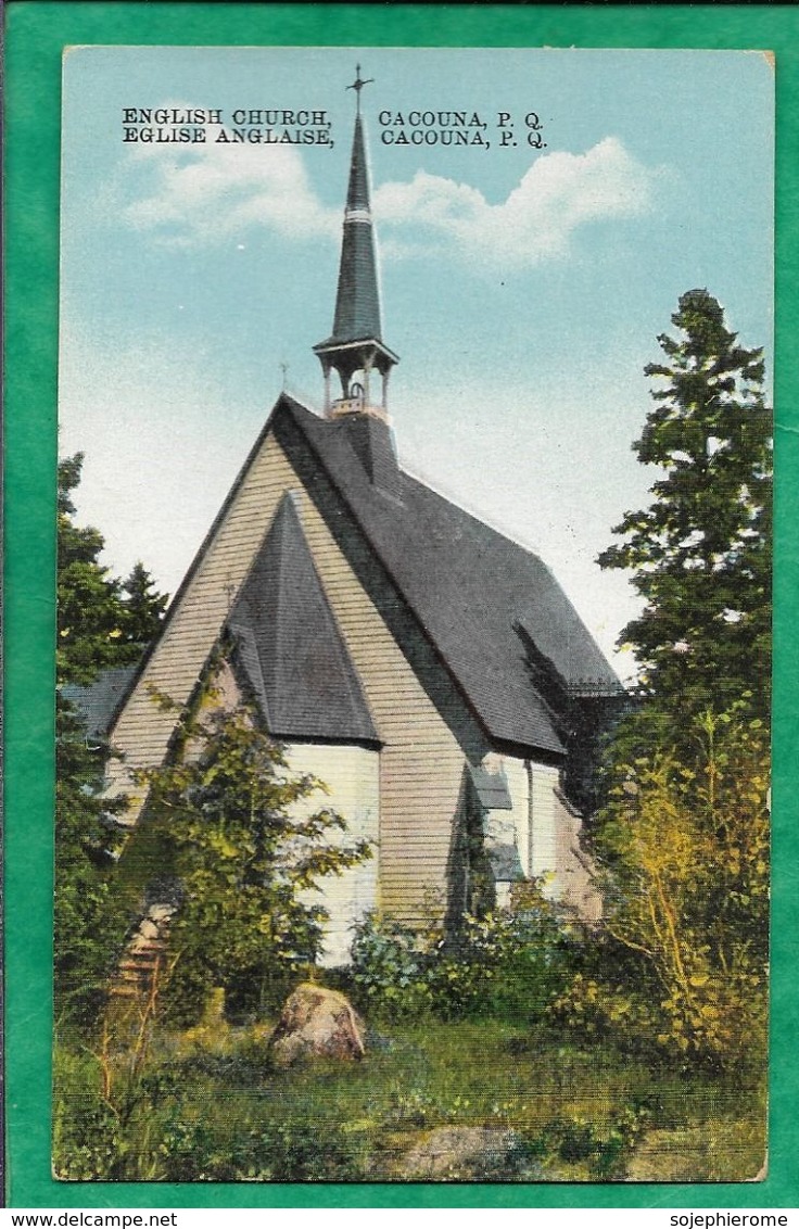 Cacouna (Québec) église Anglaise English Church 2scans - Autres & Non Classés