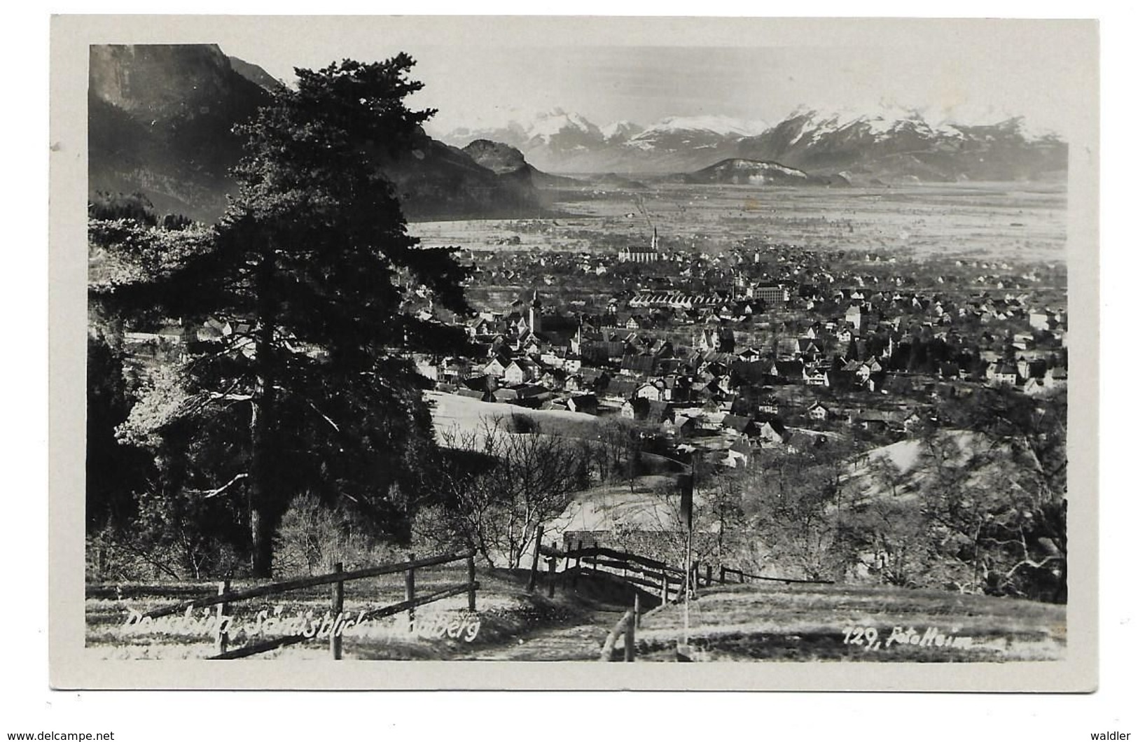 6850  DORNBIRN, SÄNTISBLICK  1952 - Dornbirn