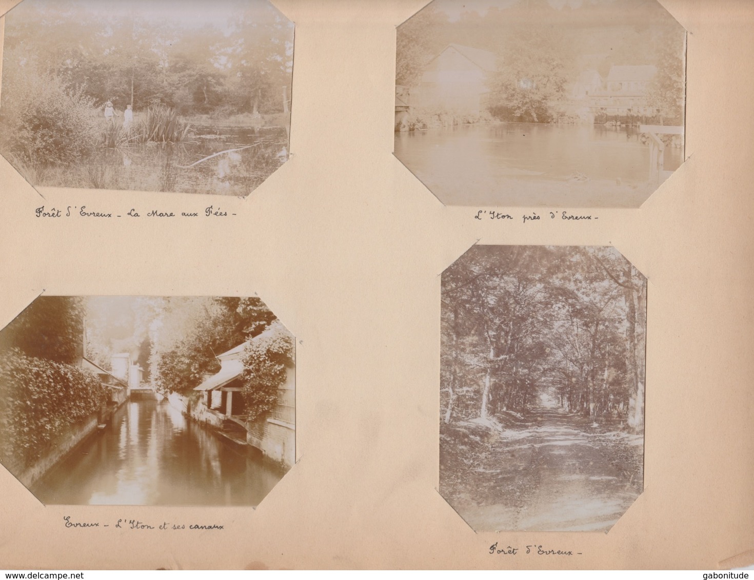 Lot De 21 Photos D'Evreux Datées De 1903 - Alte (vor 1900)