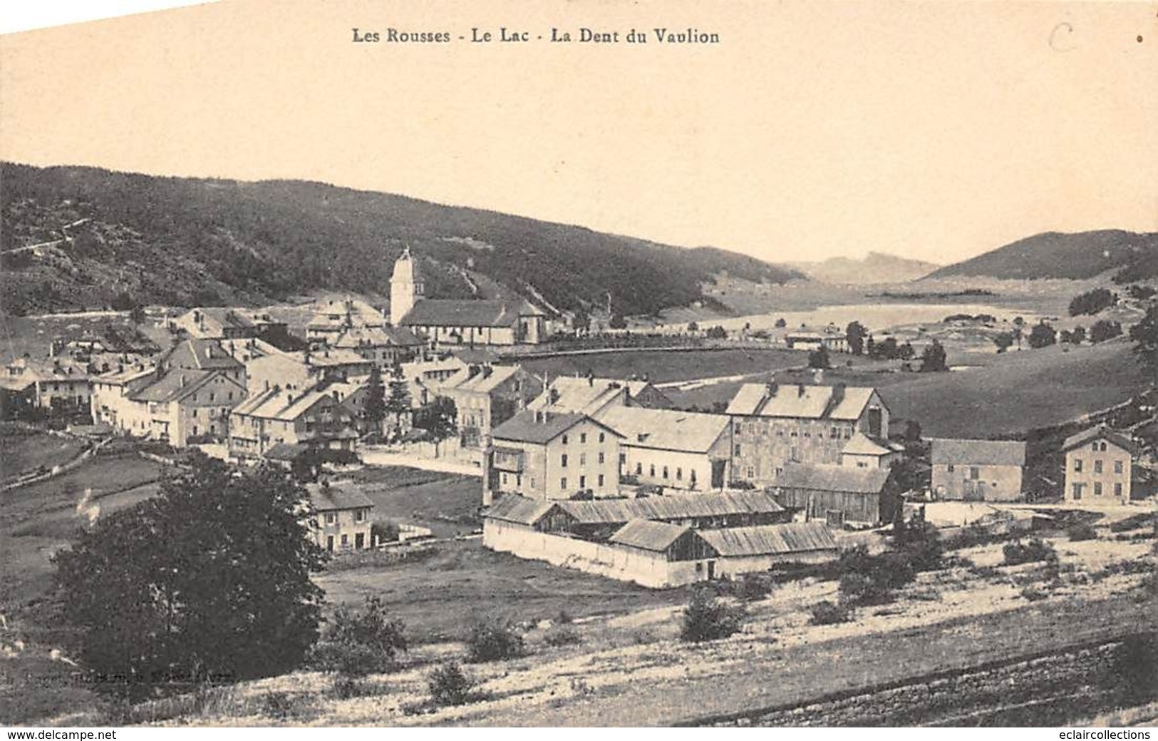 Les Rousses          39       Le Lac Et La Dent Du Vaulion        ( Voir Scan) - Other & Unclassified