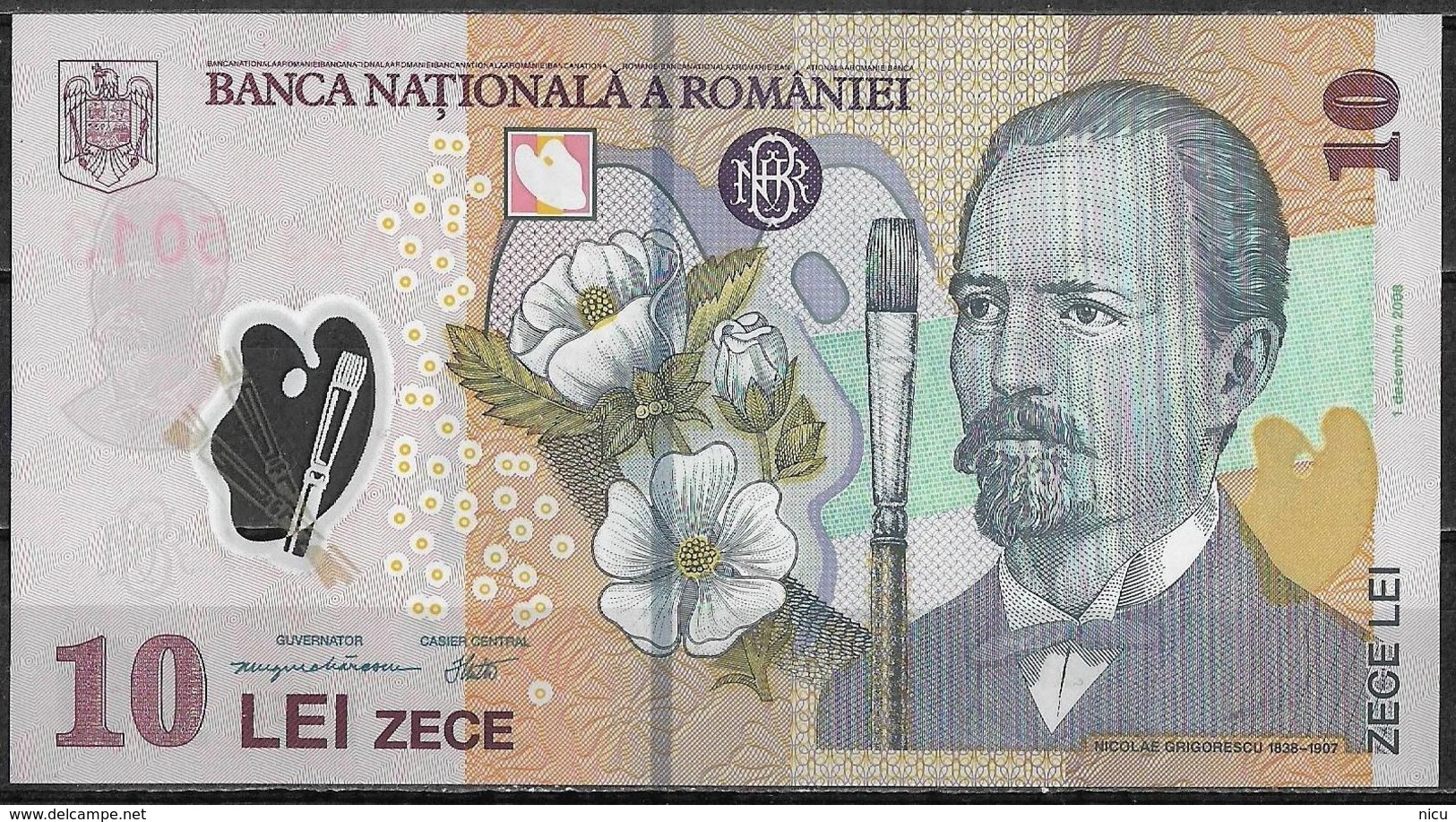10 LEI BANKNOTE FROM ROMANIA EDITED IN DECEMBER 1st 2008 - Rumania