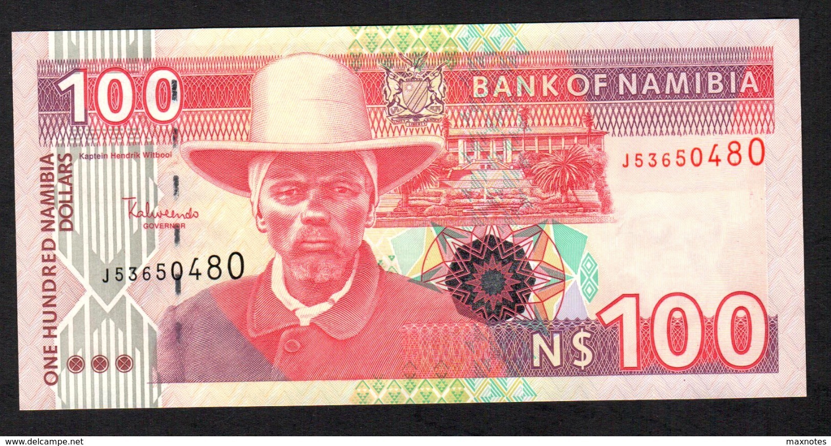 NAMIBIA  : 100  Dollars  - P9A - UNC - Namibie