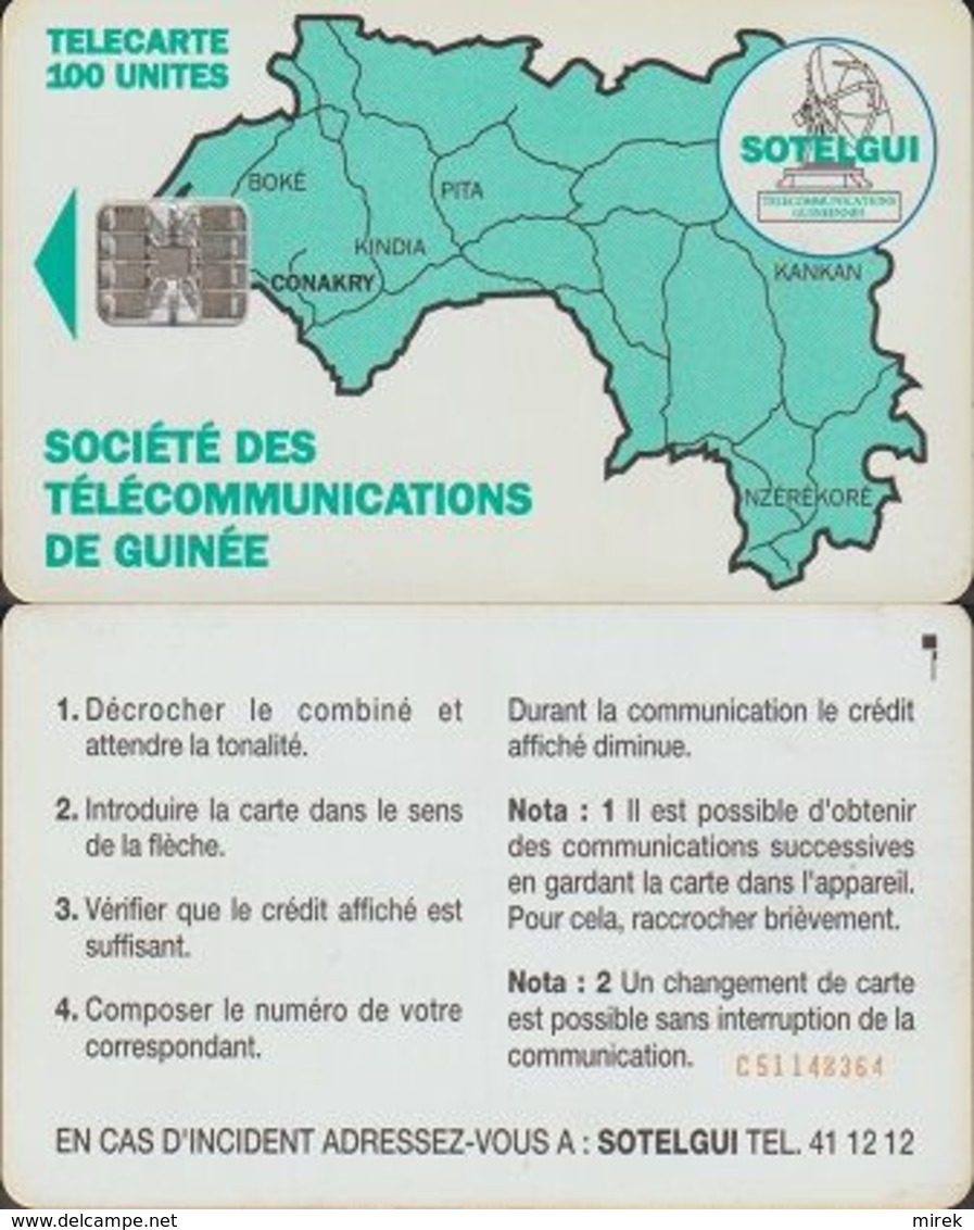 110/ Guinea; P4. Green Map; CN C51148364 - Guinée