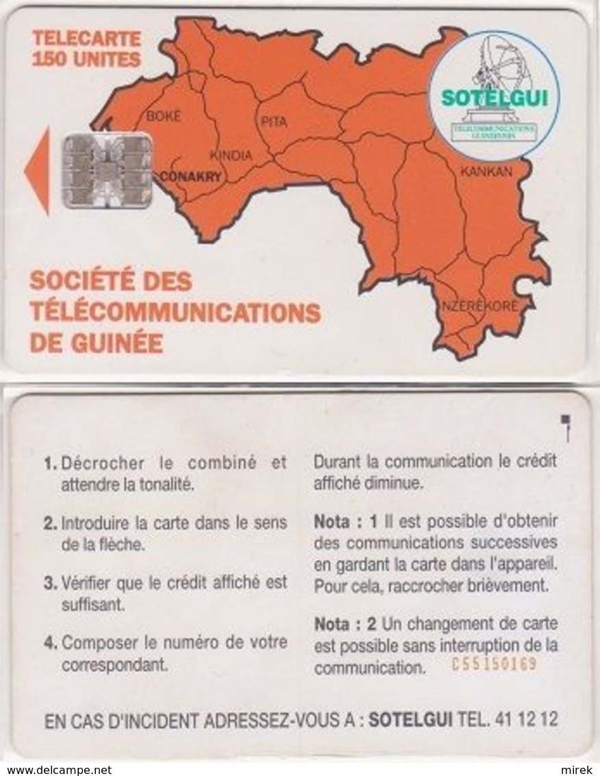 111/ Guinea; P5. Orange Map; CN C55150169 - Guinea