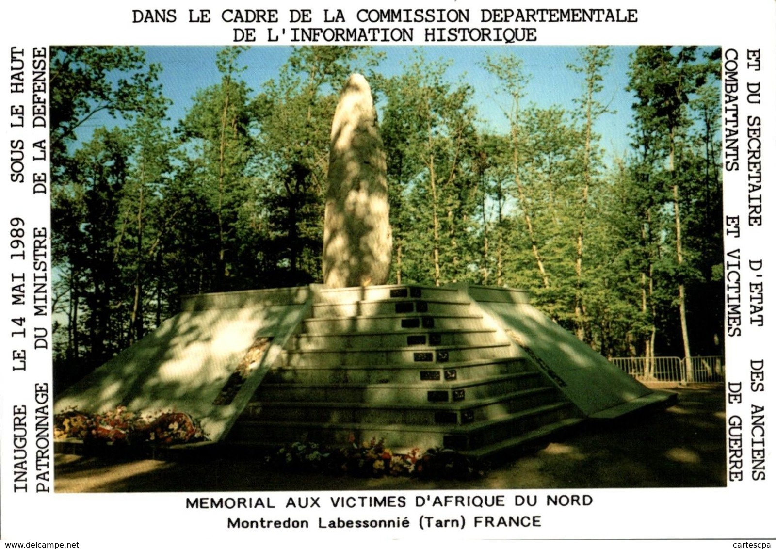 Montredon Labessonnié Memorial Aux Victimes D'afrique Du Nord 1996    CPM Ou CPSM - Montredon Labessonie