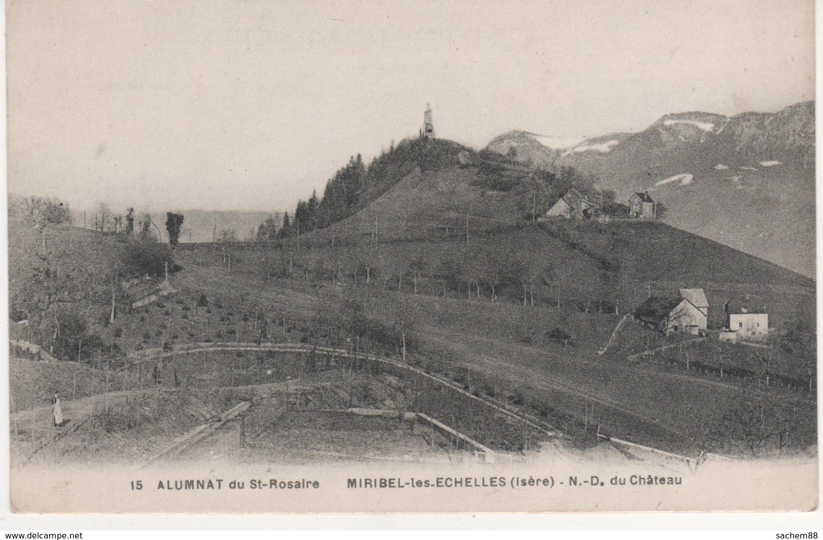 CPA MIRIBEL LES ECHELLES  L ALUMINAT N D DU CHATEAU - Altri & Non Classificati