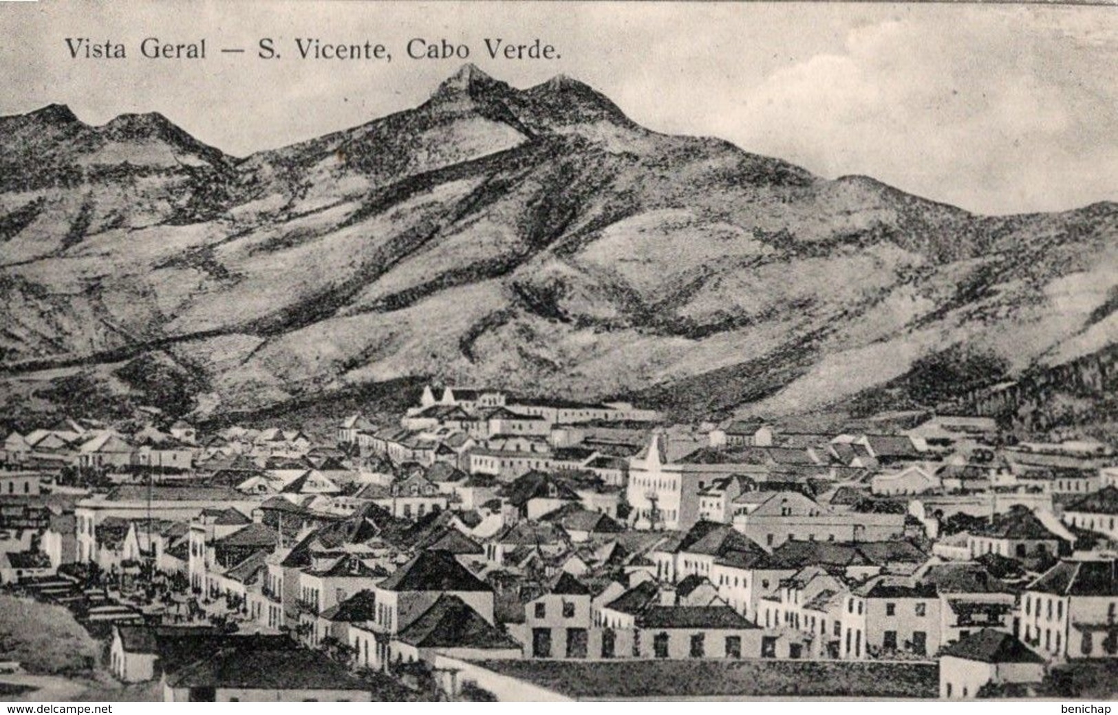CPA CAP VERT - VISTA GERAL - S. VICENTE - CABO VERDE - NEUVE - NON CIRCULEE - Kaapverdische Eilanden
