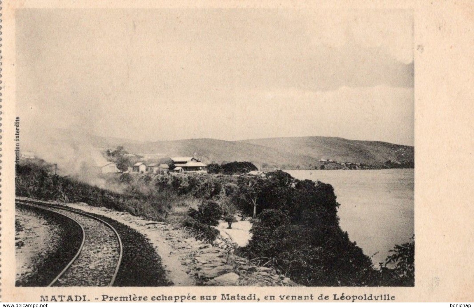 CPA CONGO  EX ZAIRE - RDC - MATADI - 1er ECHAPPEE SUR MATADI EN VENANT DE LEOPOLDVILLE - NEUVE - NON CIRCULEE. - Kinshasa - Leopoldville (Leopoldstadt)