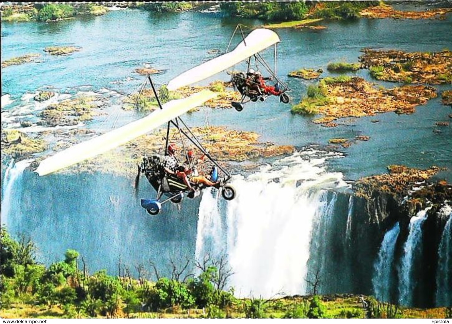 1990s ULM ( Ultralight Aviation - Motorluchtvaartuig ) Au ZIMBABWE (Victoria Falls) - Parachutespringen
