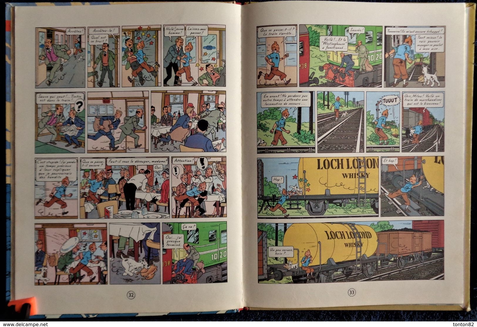 Hergé -TINTIN -  L' Île Noire - Casterman - ( B 39 ) .