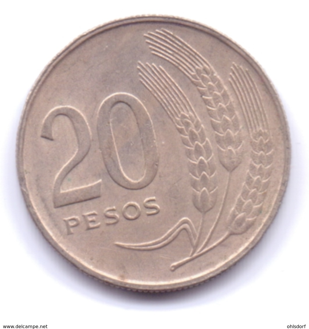 URUGUAY 1970: 20 Pesos, KM 56 - Uruguay