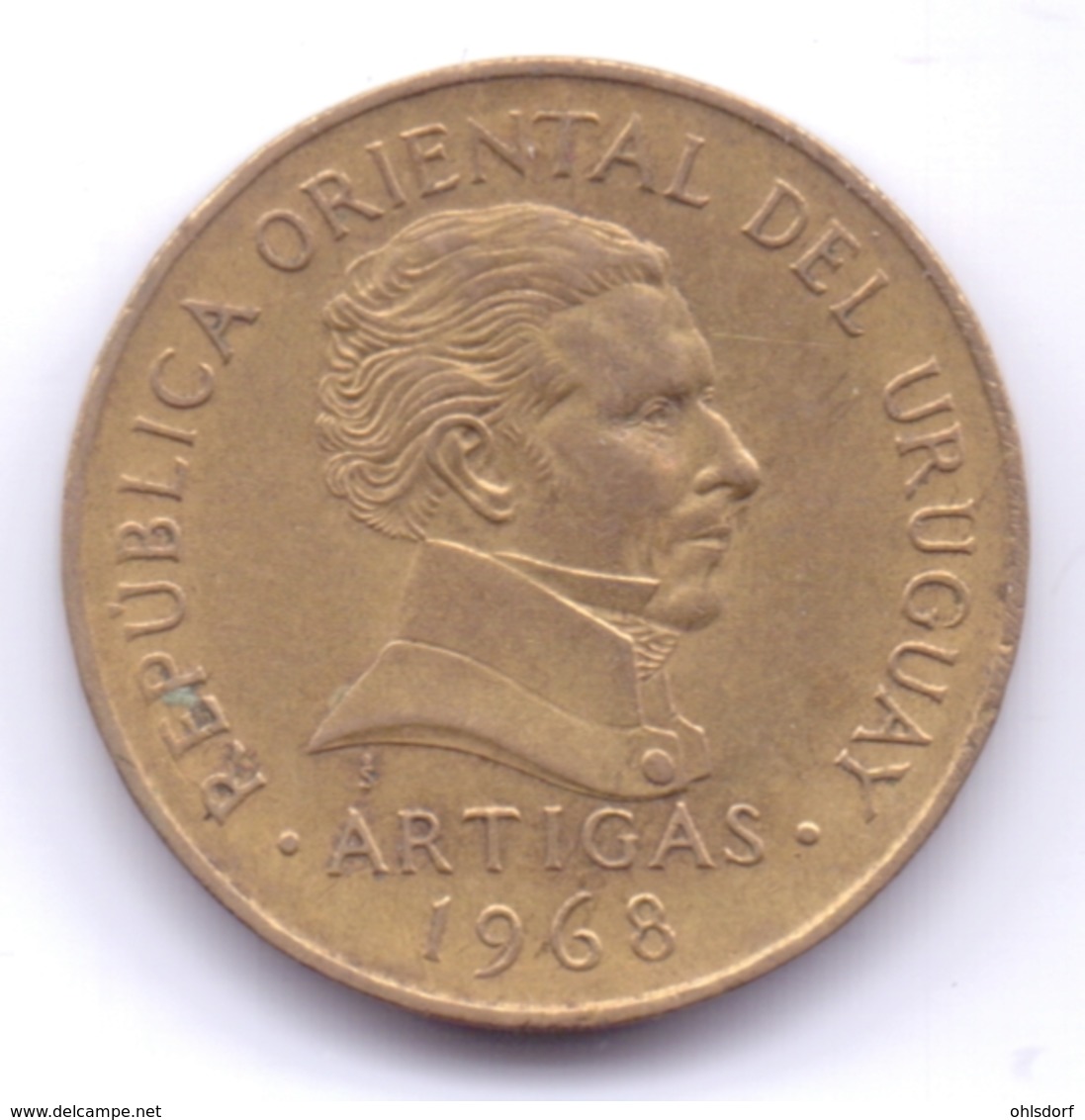 URUGUAY 1968: 10 Pesos, KM 51 - Uruguay