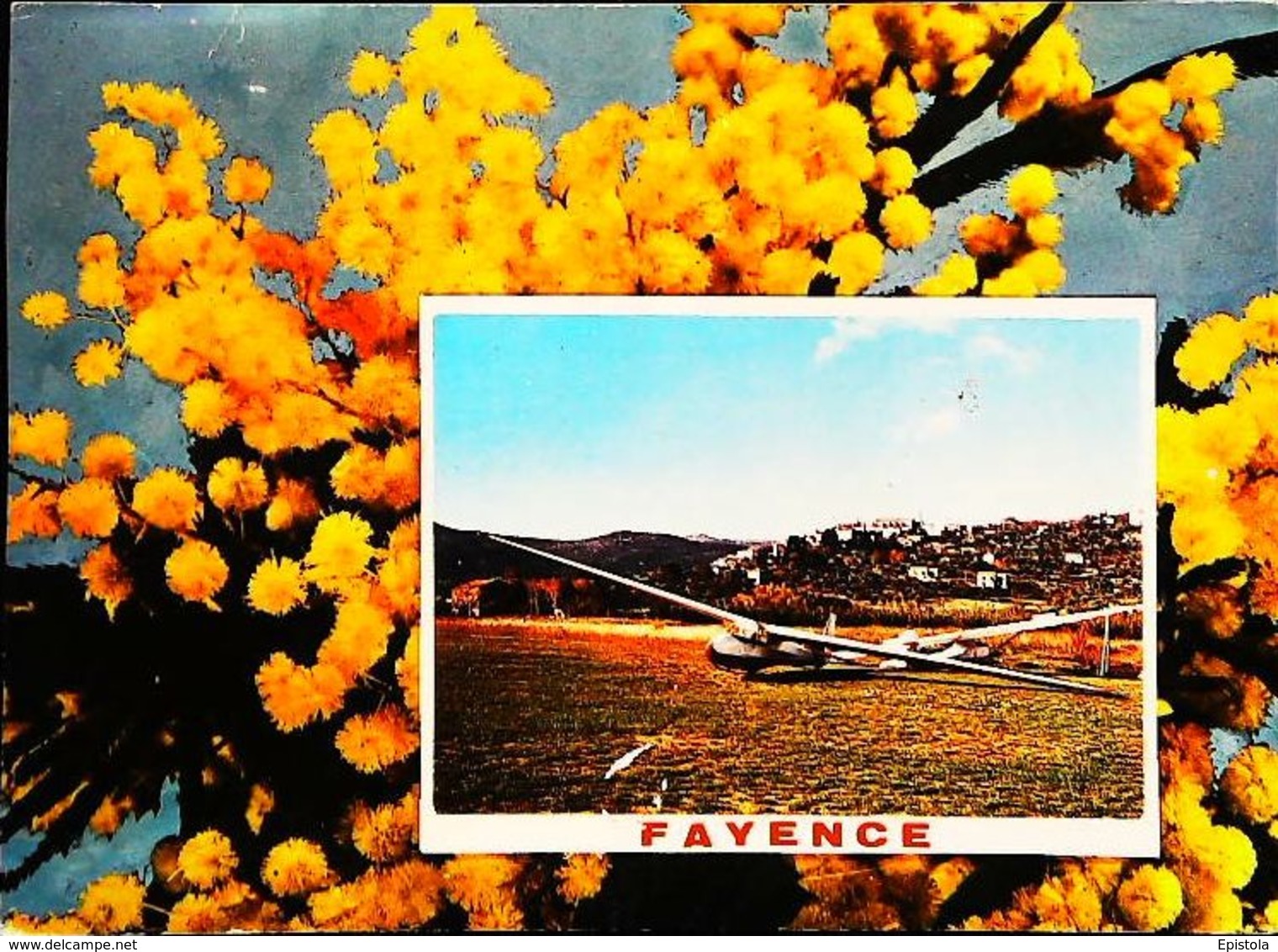 1970s PLANEUR ( Glider Sailplane ) à Fayence - Parachutting